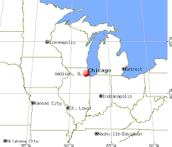 Addison Illinois Map