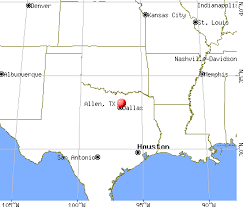 Allen Texas Map