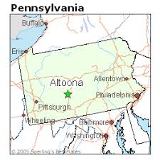 Altoona Pennsylvania map