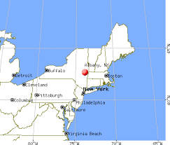 Map of Albany NY