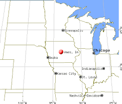 map of ames ia